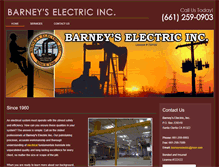 Tablet Screenshot of barneyselectricinc.com